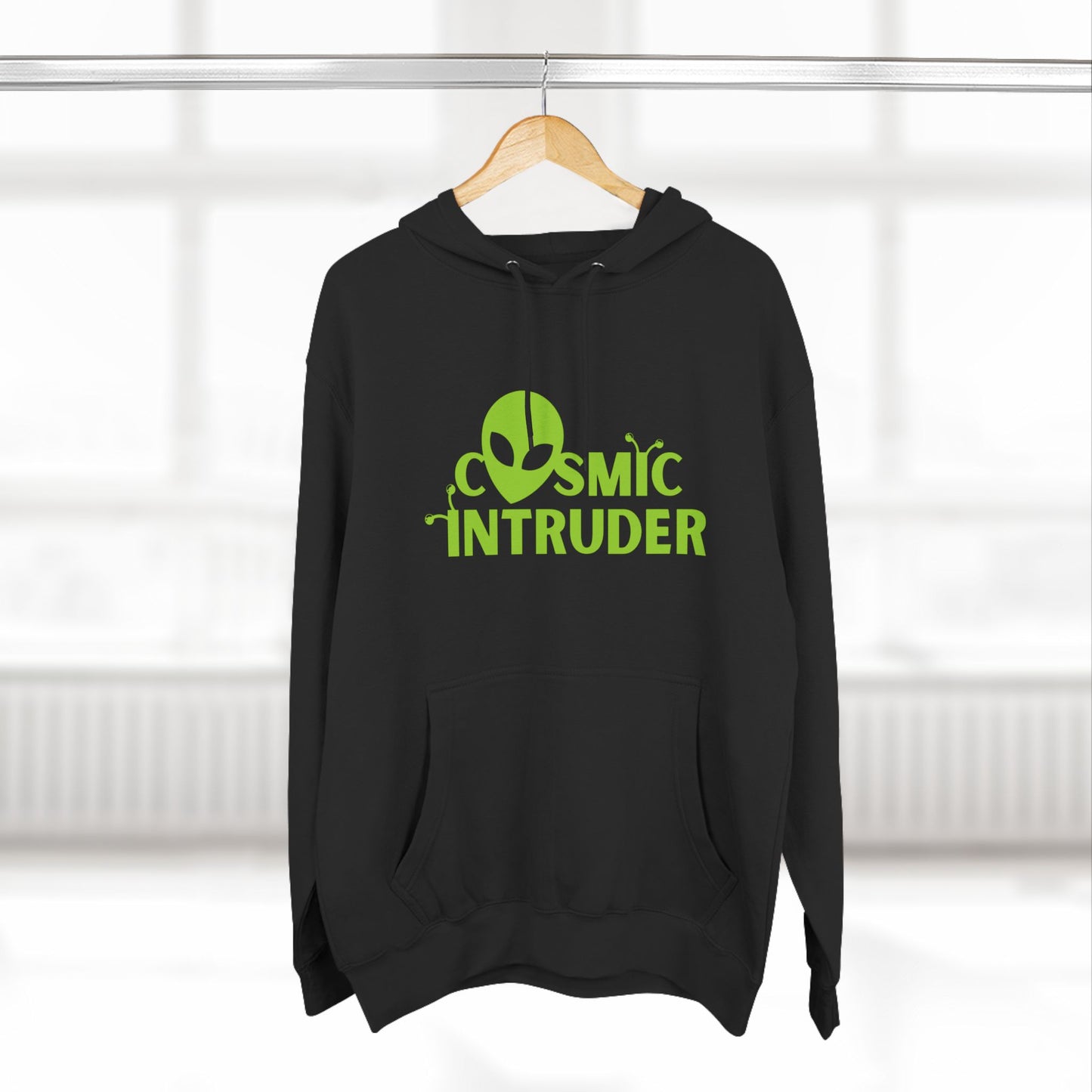 Cosmic Intruder Three-Panel Fleece Hoodie