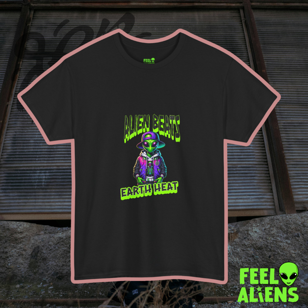 Alien Beats Earth Heat Graphic Tee Feelaliens