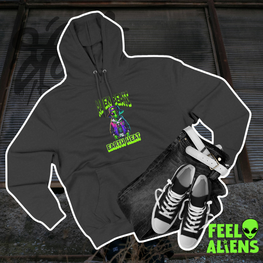 Alien Beats Earth Heat Hoodie Feelaliens