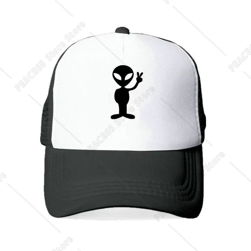 Alien Hat mesh Baseball Cap