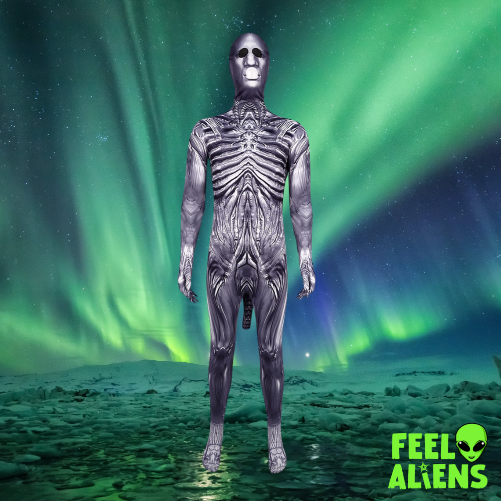 Alien Predator Bodysuit Costume - Movie-Inspired Jumpsuit for Men