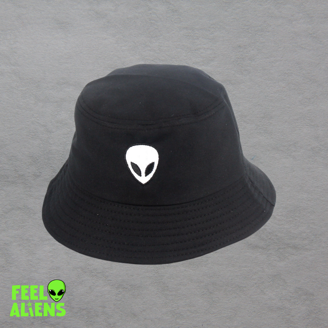 Embroidered Bucket Alien Hat