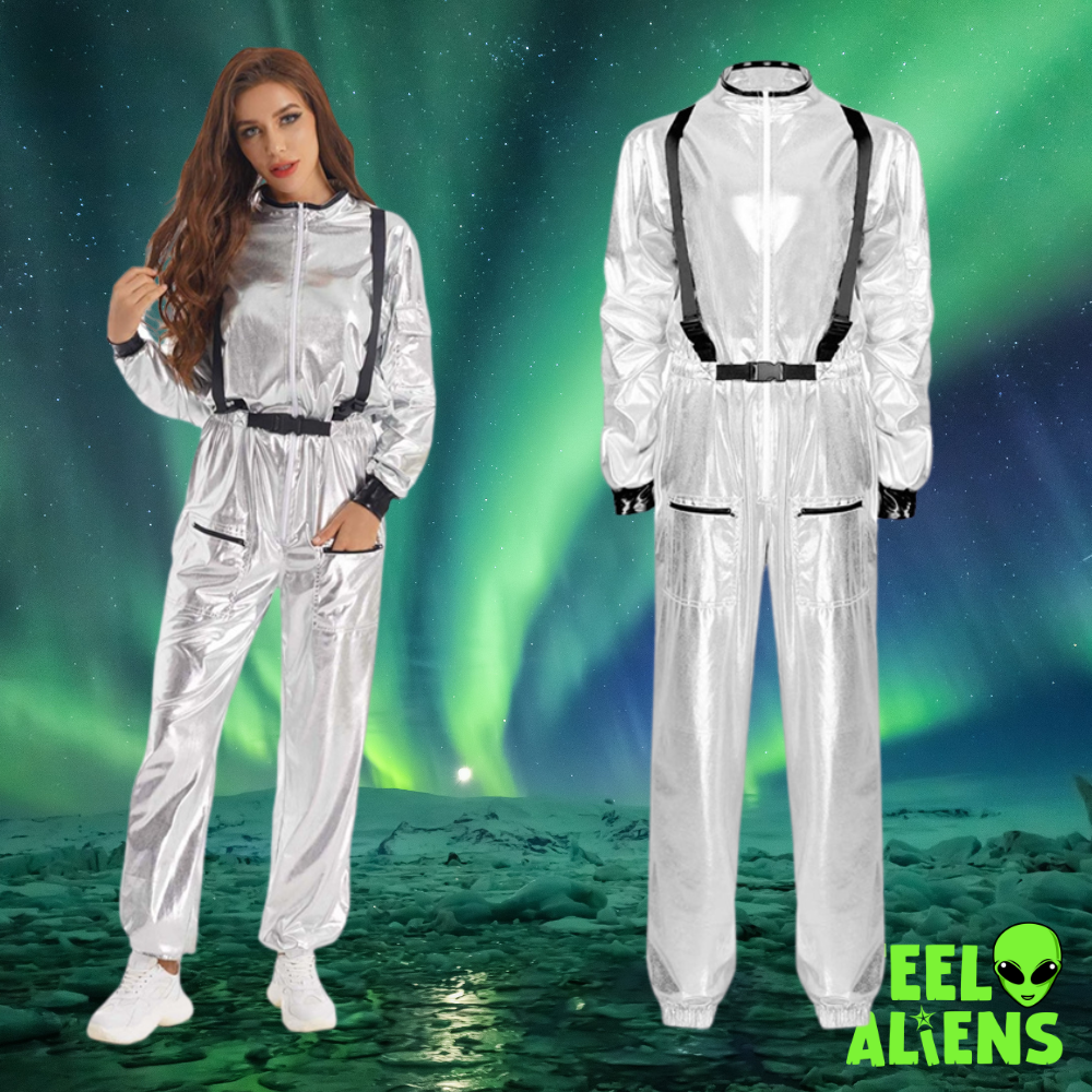 Metallic Astronaut Space Suit for Women