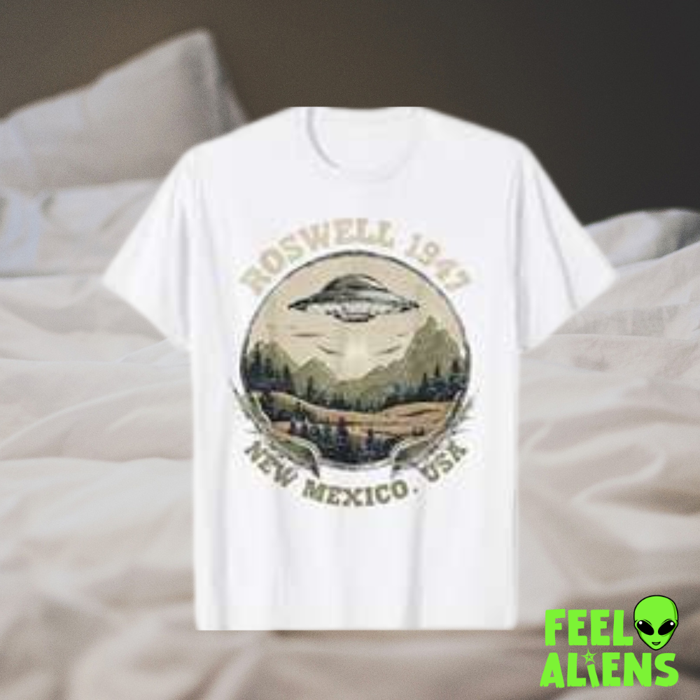 Roswell 1947 UFO T-Shirt – Vintage Alien Tee Feelaliens