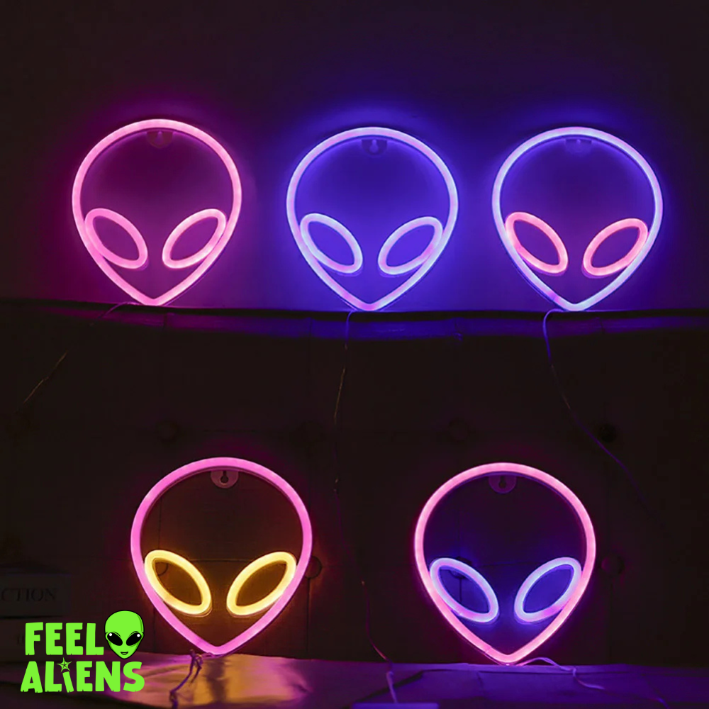 Neon Light Party LED Aliens Ufo Lights