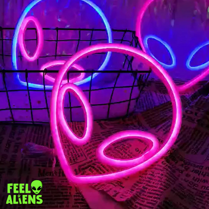 Neon Light Party LED Aliens Ufo Lights