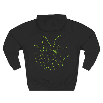 Cosmic Intruder Three-Panel Fleece Hoodie