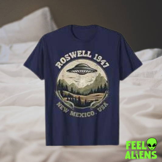 Roswell 1947 UFO T-Shirt – Vintage Alien Tee