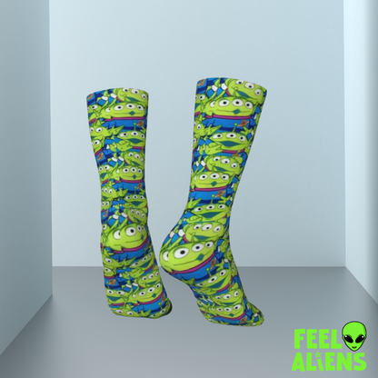 Toy Story Alien Crew Socks for Men