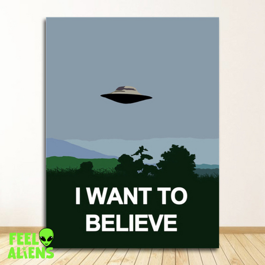 I Want to Believe UFO Poster