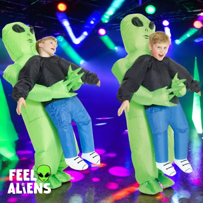 Inflatable green Alien costume-Jacob model