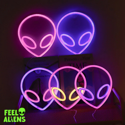 Neon Light Party LED Aliens Ufo Lights