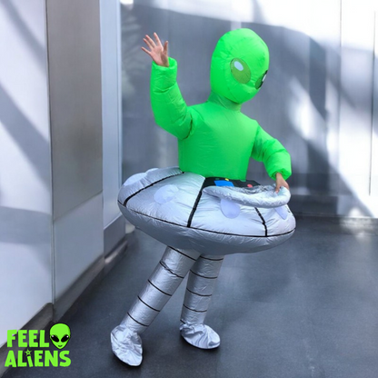 UFO Pilot Inflatable Alien Costume