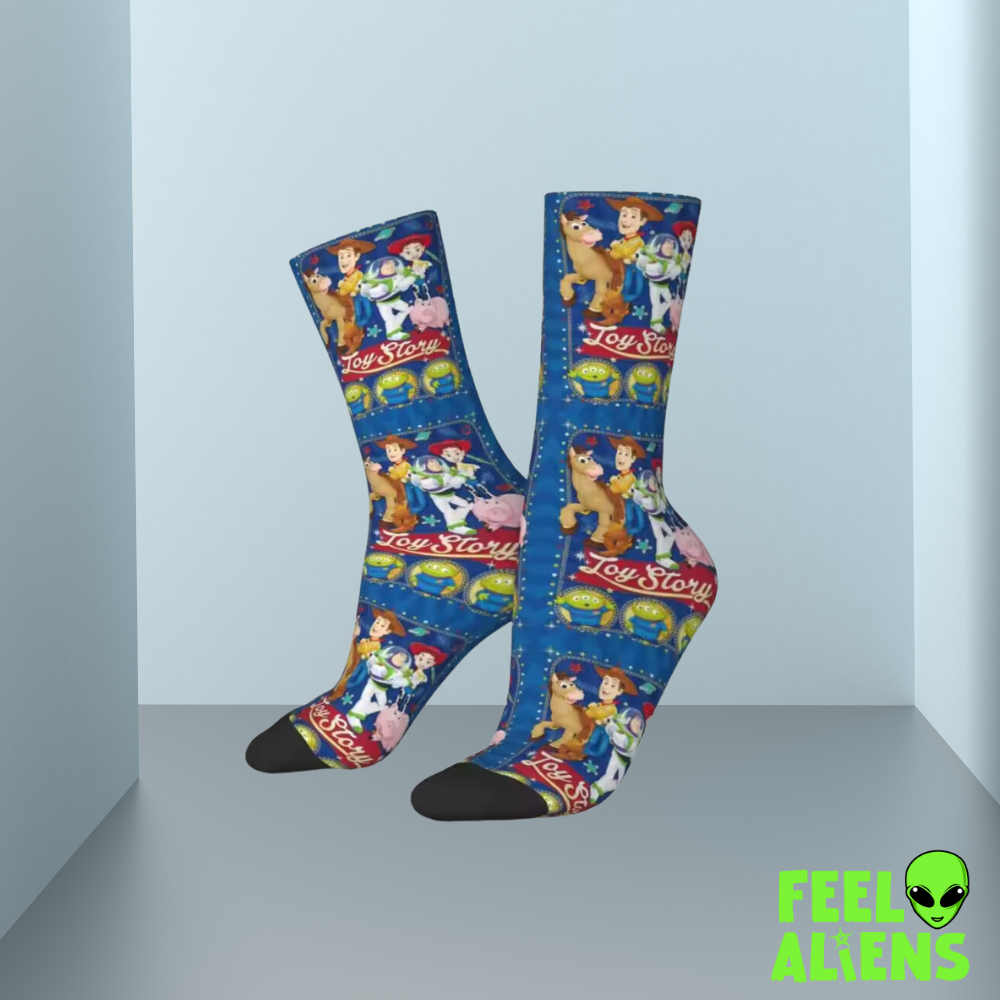 Toy Story Alien Knit Crew Socks for Men