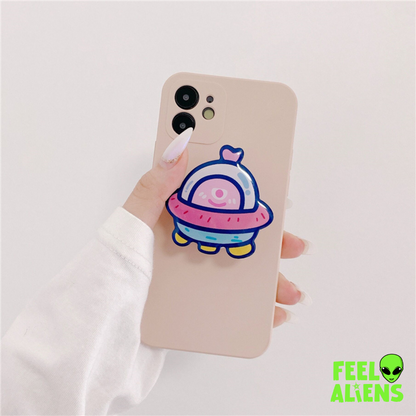 UFO Stand Anti-drop Cute Phone Case