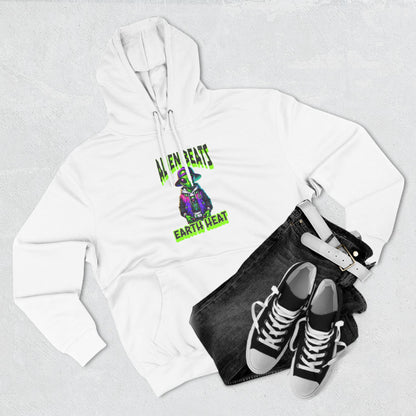 Alien Beats Earth Heat Hoodie - Cozy Three-Panel Fleece for Trendsetters