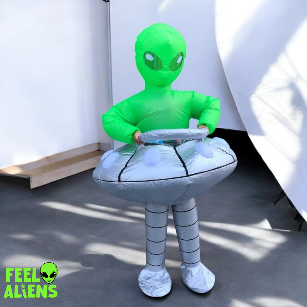 UFO Pilot Inflatable Alien Costume