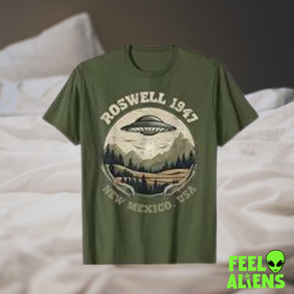 Roswell 1947 UFO T-Shirt – Vintage Alien Tee