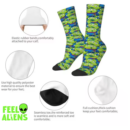 Toy Story Alien Crew Socks for Men