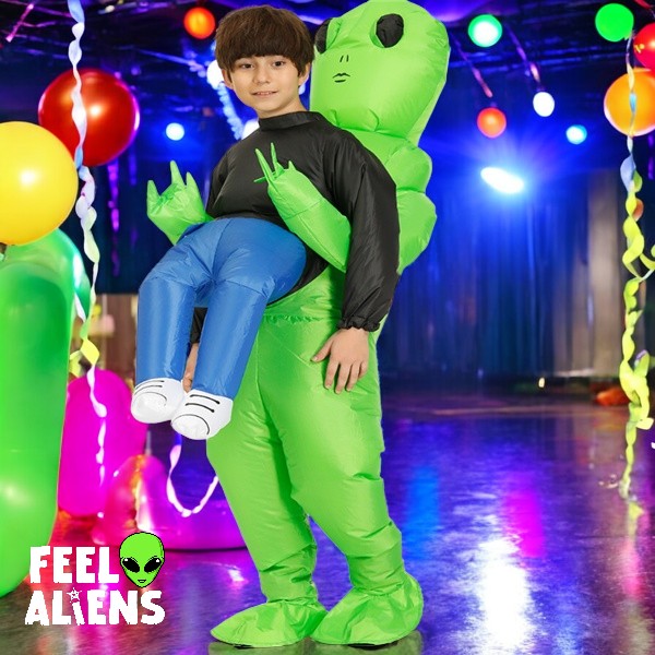 Inflatable green Alien costume-Jacob model