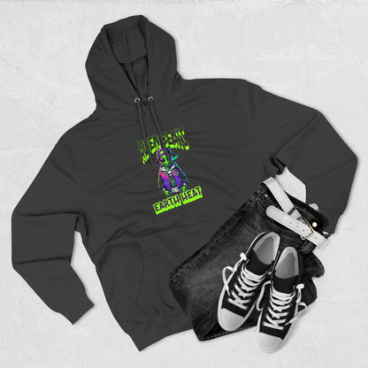 Alien Beats Earth Heat Hoodie - Cozy Three-Panel Fleece for Trendsetters