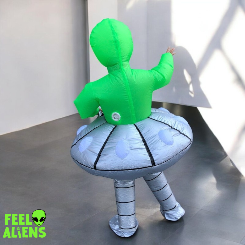 UFO Pilot Inflatable Alien Costume