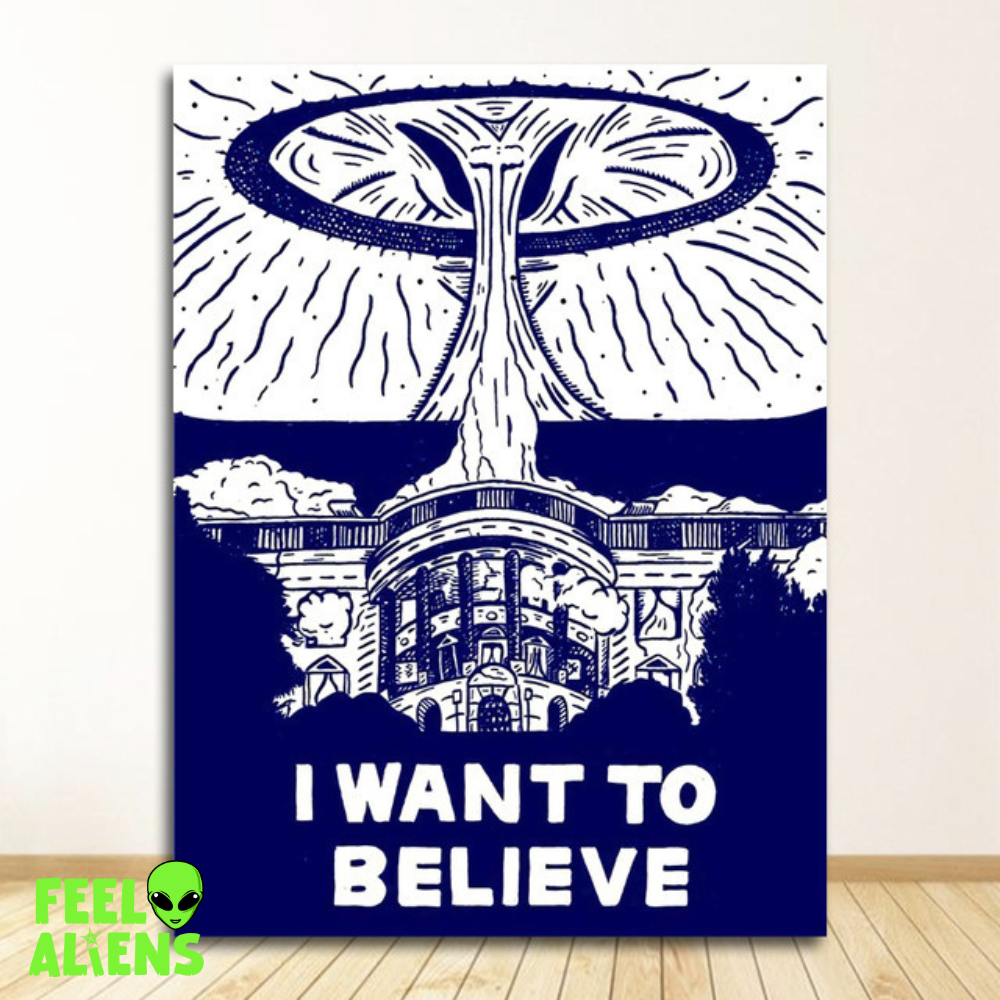 I Want to Believe UFO Poster