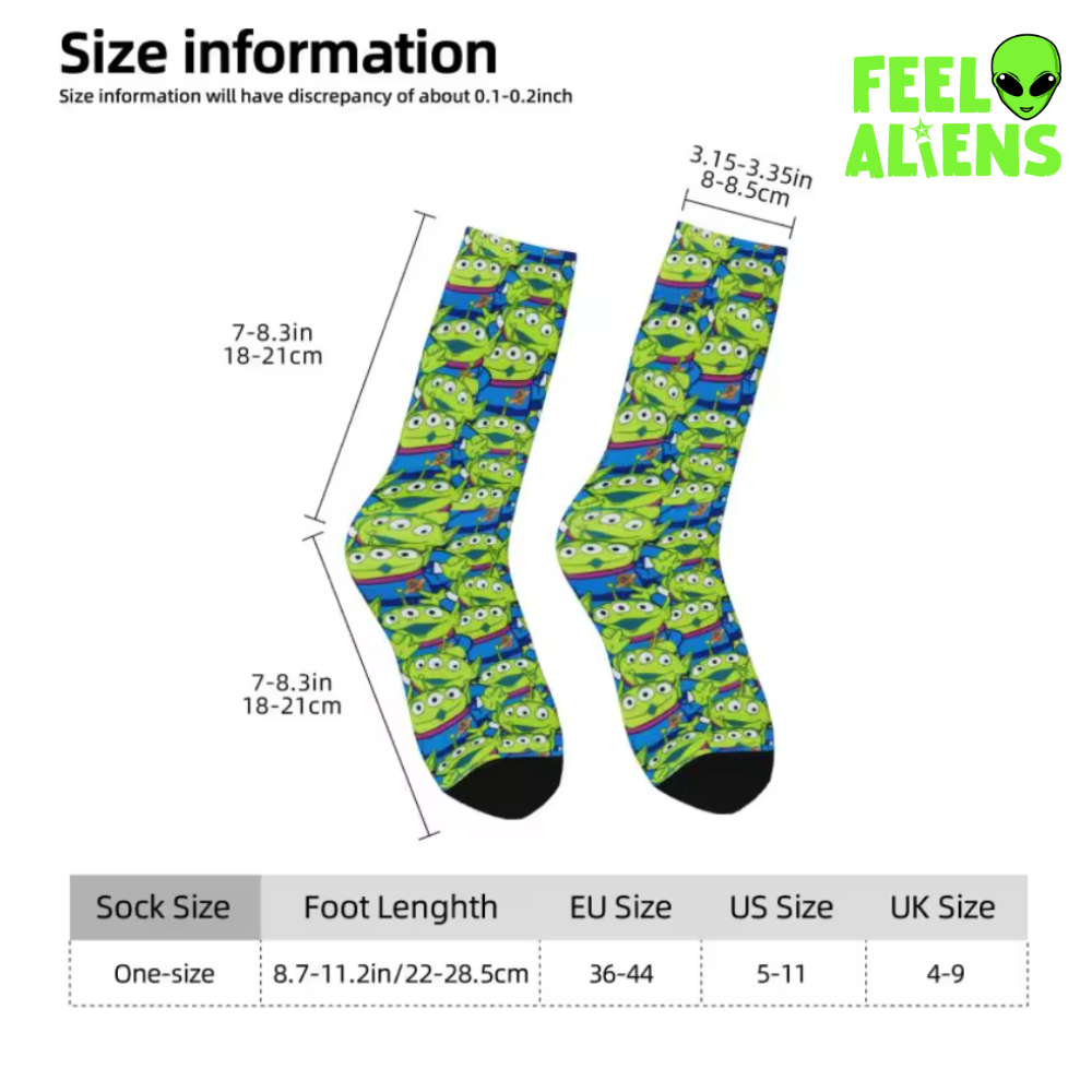 Toy Story Alien Crew Socks for Men