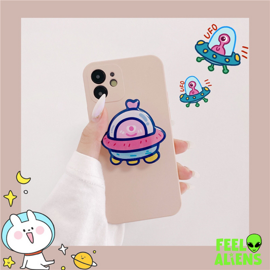 UFO Stand Anti-drop Cute Phone Case