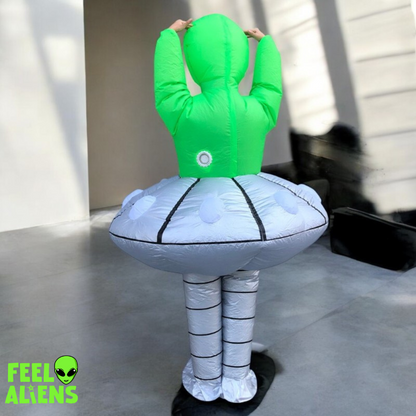 UFO Pilot Inflatable Alien Costume