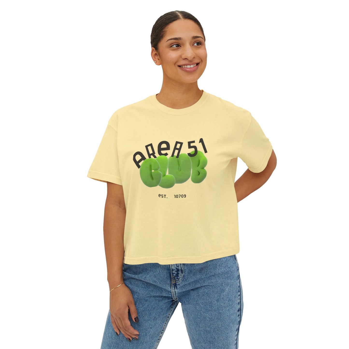 Area 51 Club - Women's Boxy Tee