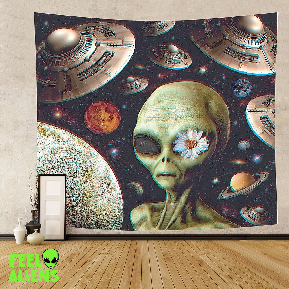 Retro Futuristic Alien Decor