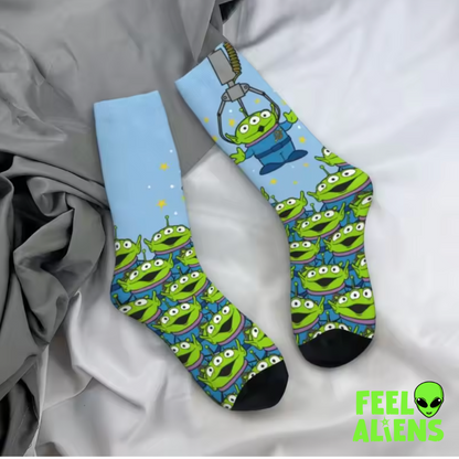 Toy Story Alien Knit Crew Socks for Men