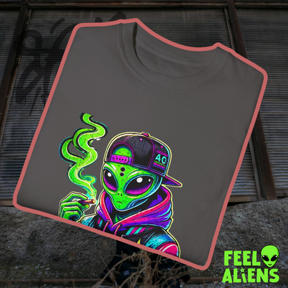 Alien Beats Earth Heat Graphic Tee