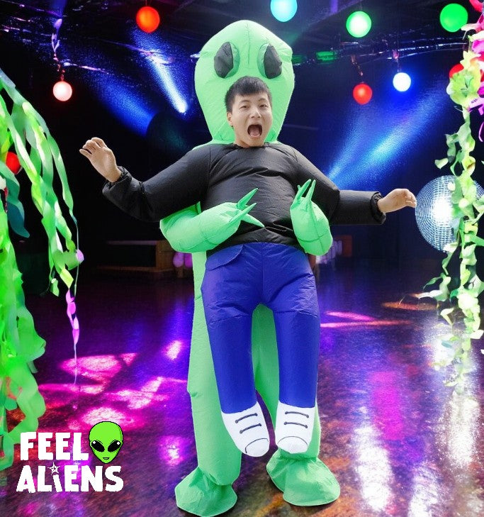 Inflatable green Alien costume-Jacob model