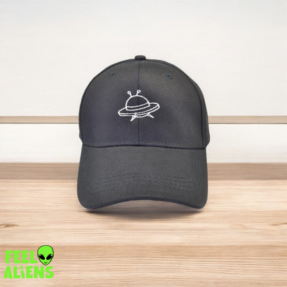 UFO Spaceship Embroidered Alien Hat