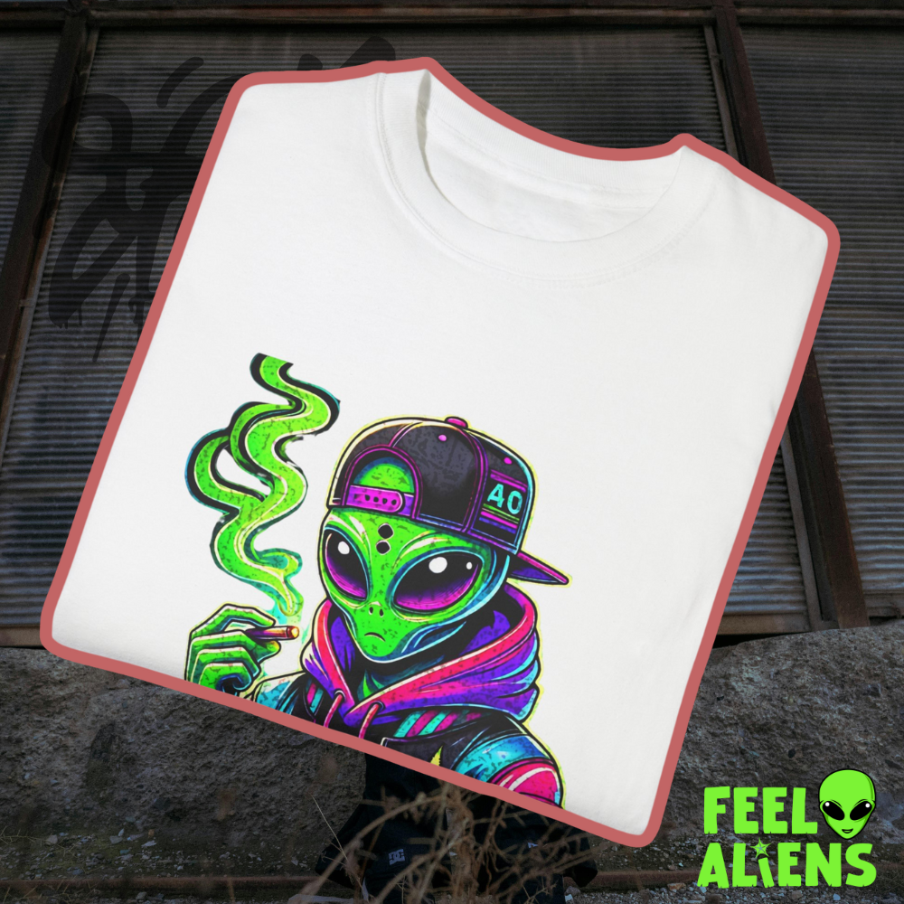 Alien Beats Earth Heat Graphic Tee