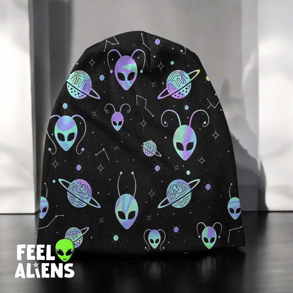 Alien Galaxy Print Beanie 5