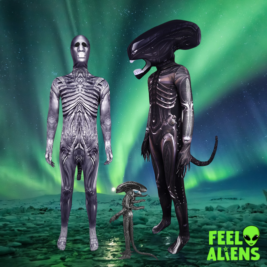 Alien Predator Bodysuit Costume - Movie-Inspired Jumpsuit for Men