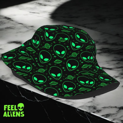 Alien Print Bucket Hat