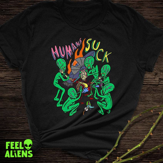 Alien Shirt- Human is Sucks Model