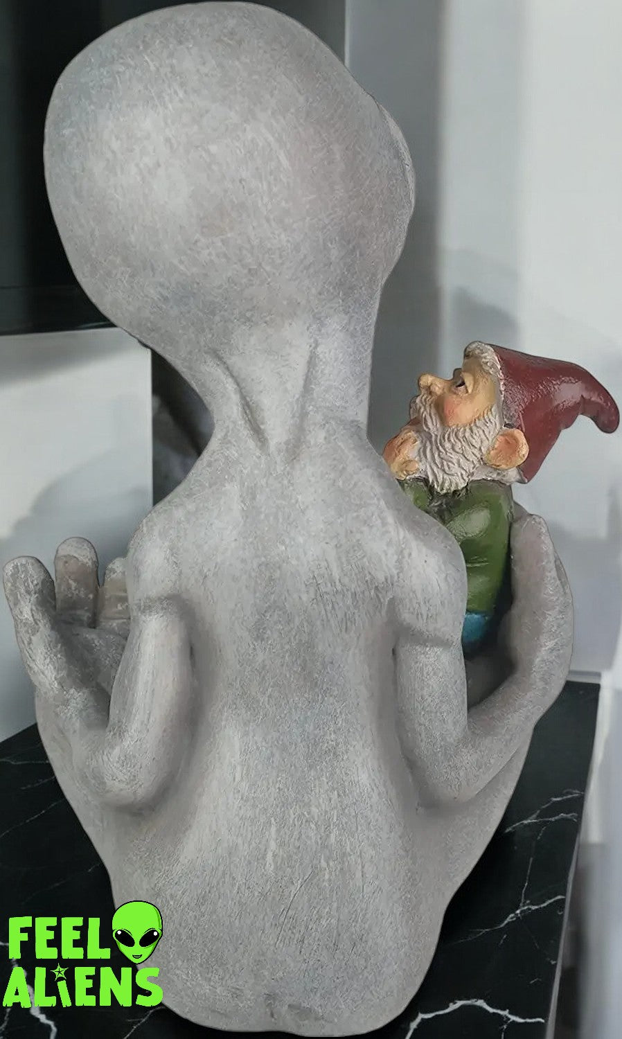 Alien Statue-Alien Gnome's  Guardian