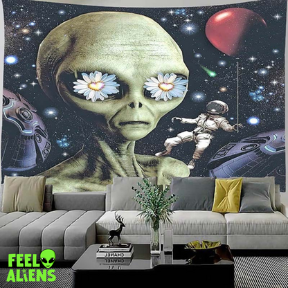 Alien Tapestry - Digital Print Decorative Hanging Cloth