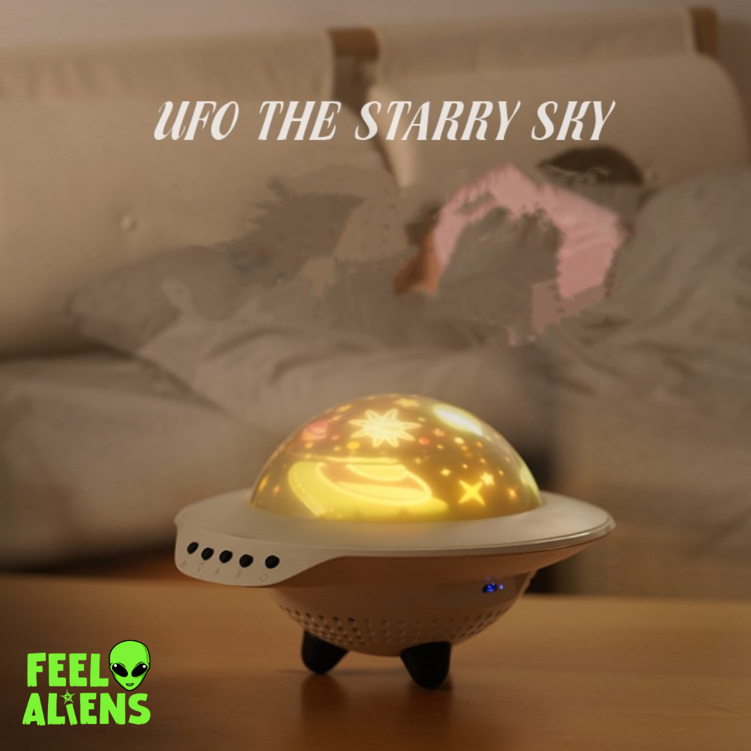 Alien UFO Lights with Starry Sky Projection and Bluetooth Speaker