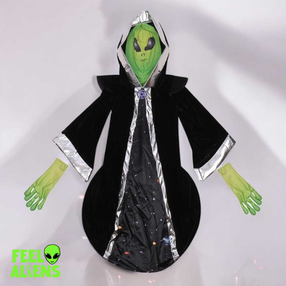 Alien Wizard Halloween Costume for Kids - Masquerade and Carnival Outfit
