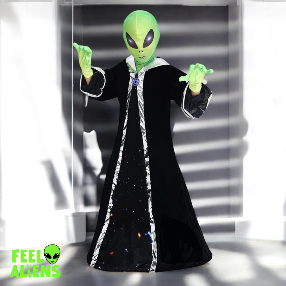 Alien Wizard Halloween Costume for Kids - Masquerade and Carnival Outfit