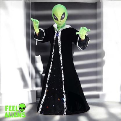 Alien Wizard Halloween Costume for Kids - Masquerade and Carnival Outfit