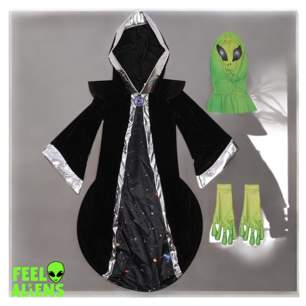 Alien Wizard Halloween Costume for Kids - Masquerade and Carnival Outfit