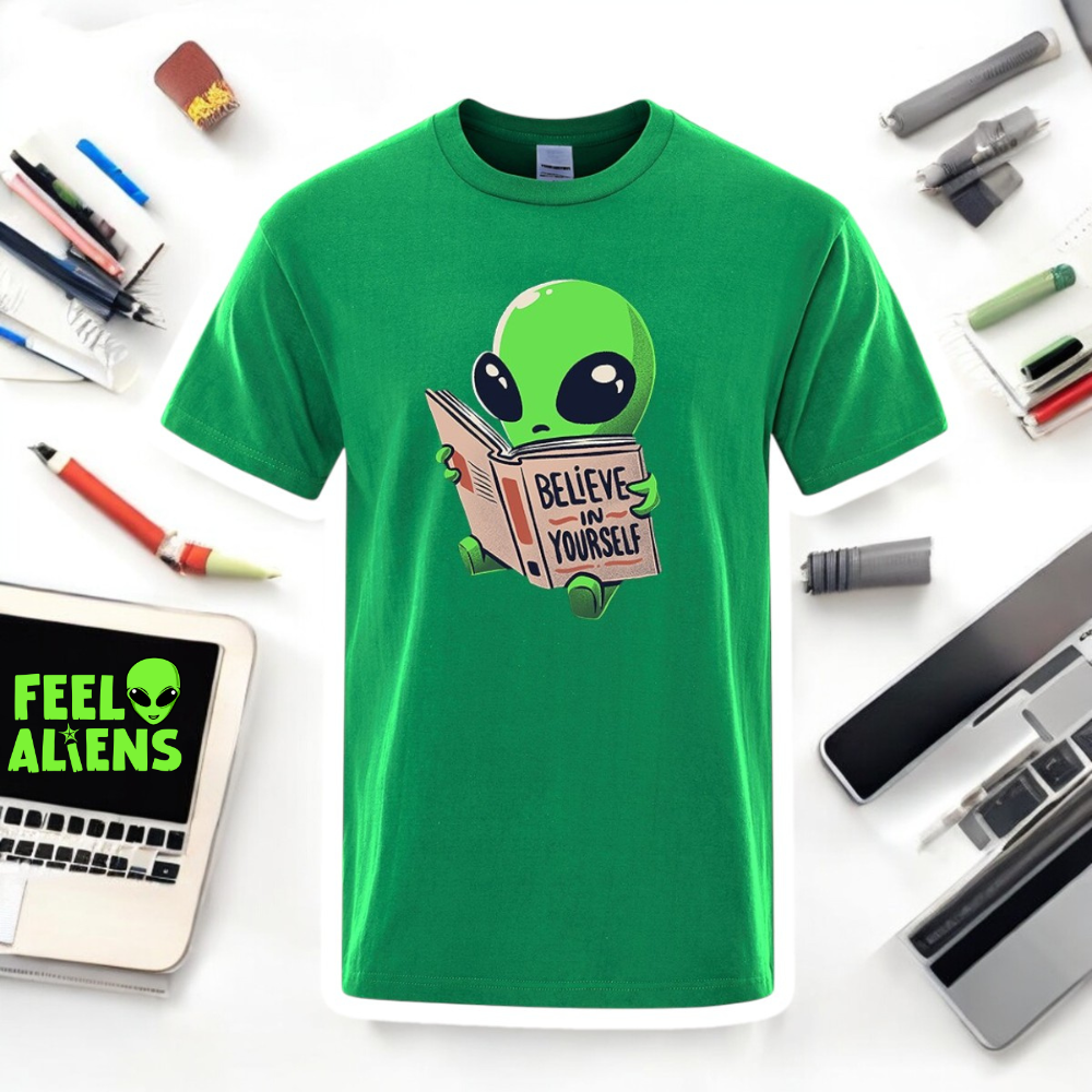 Believe in Yourself Alien T-Shirt 