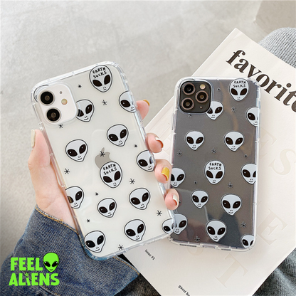 Cartoon alien phone case